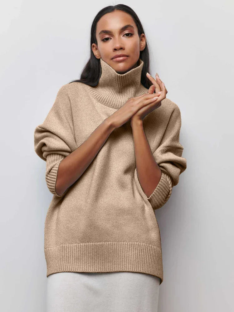 Helen | Elegant rullekravesweater