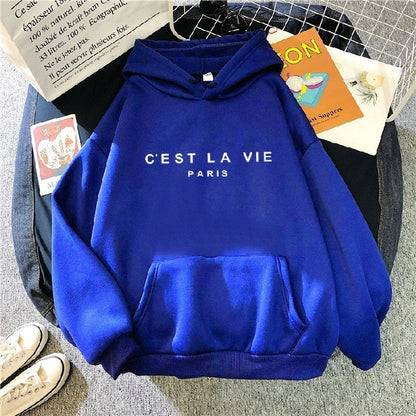 C'est la vie - Paris | Comfy hættetrøje