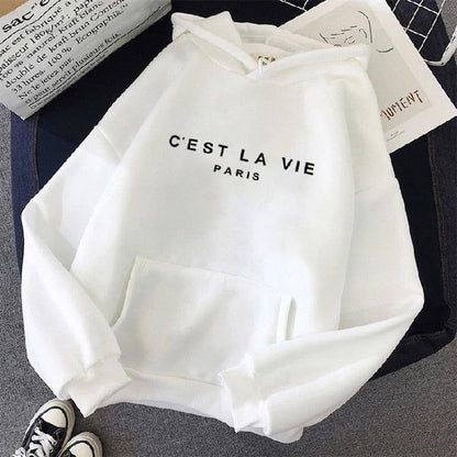 C'est la vie - Paris | Comfy hættetrøje