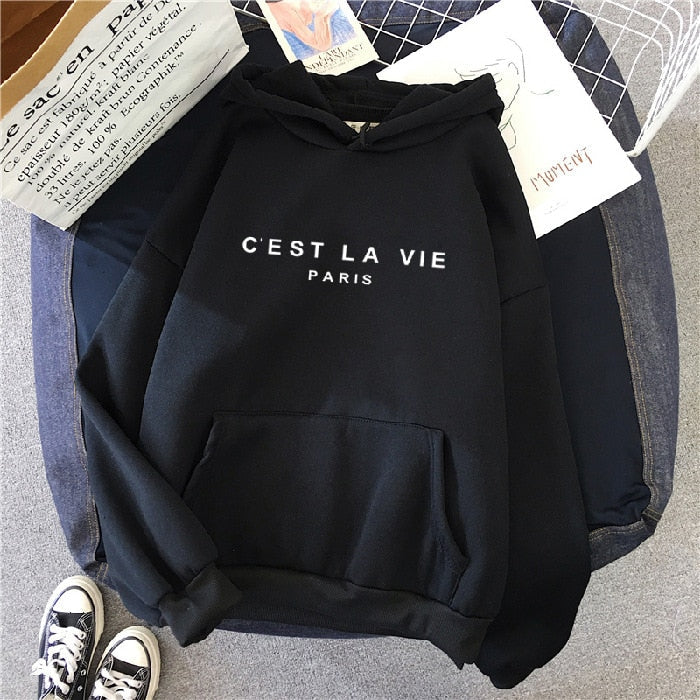 C'est la vie - Paris | Comfy hættetrøje