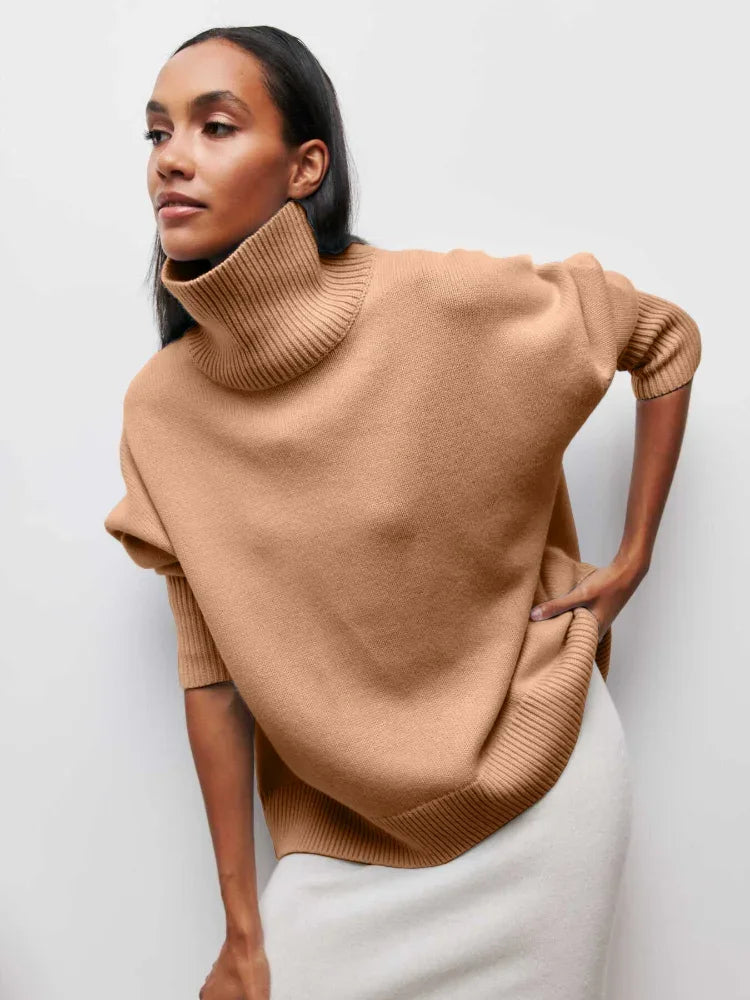 Helen | Elegant rullekravesweater