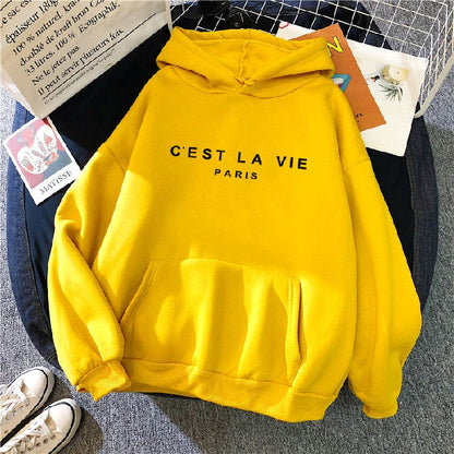 C'est la vie - Paris | Comfy hættetrøje